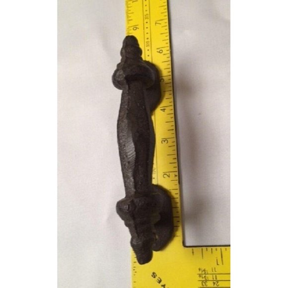 Large Cast Iron 5 3/4" Door Handle Pull 0009 - Picture 6 of 12